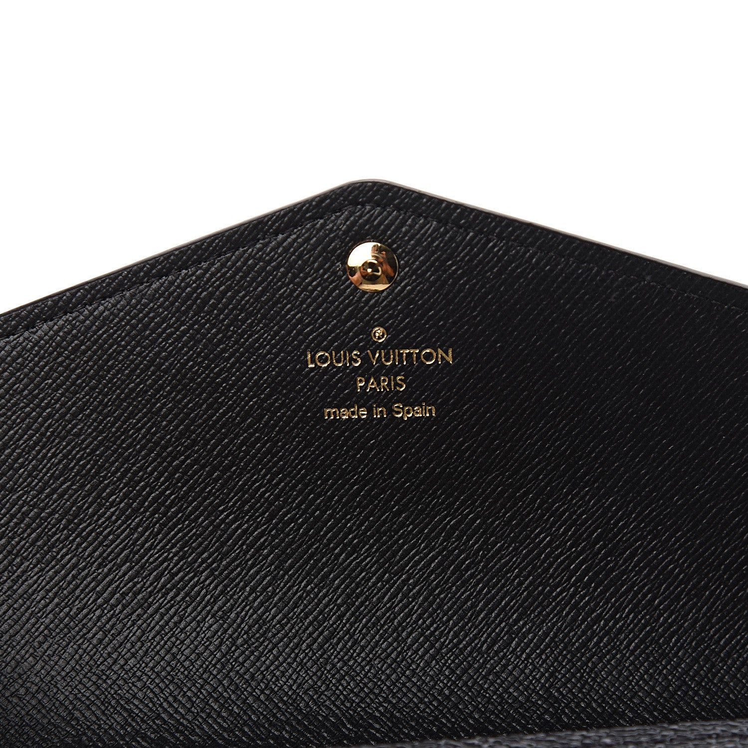 Louis Vuitton Monogram Giant Jungle Sarah Wallet Black 5 of 7