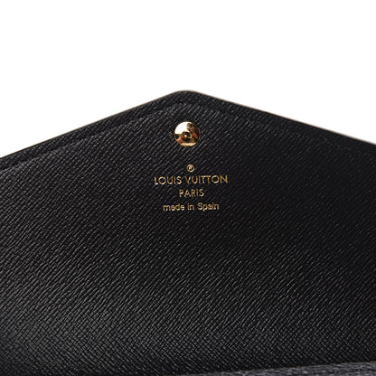 Louis Vuitton Monogram Giant Jungle Sarah Wallet Black 5 of 7