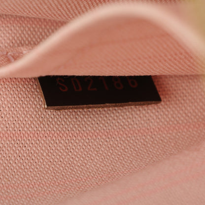 Louis Vuitton Damier Ebene Neverfull MM GM Pochette Rose Ballerine 8 of 8