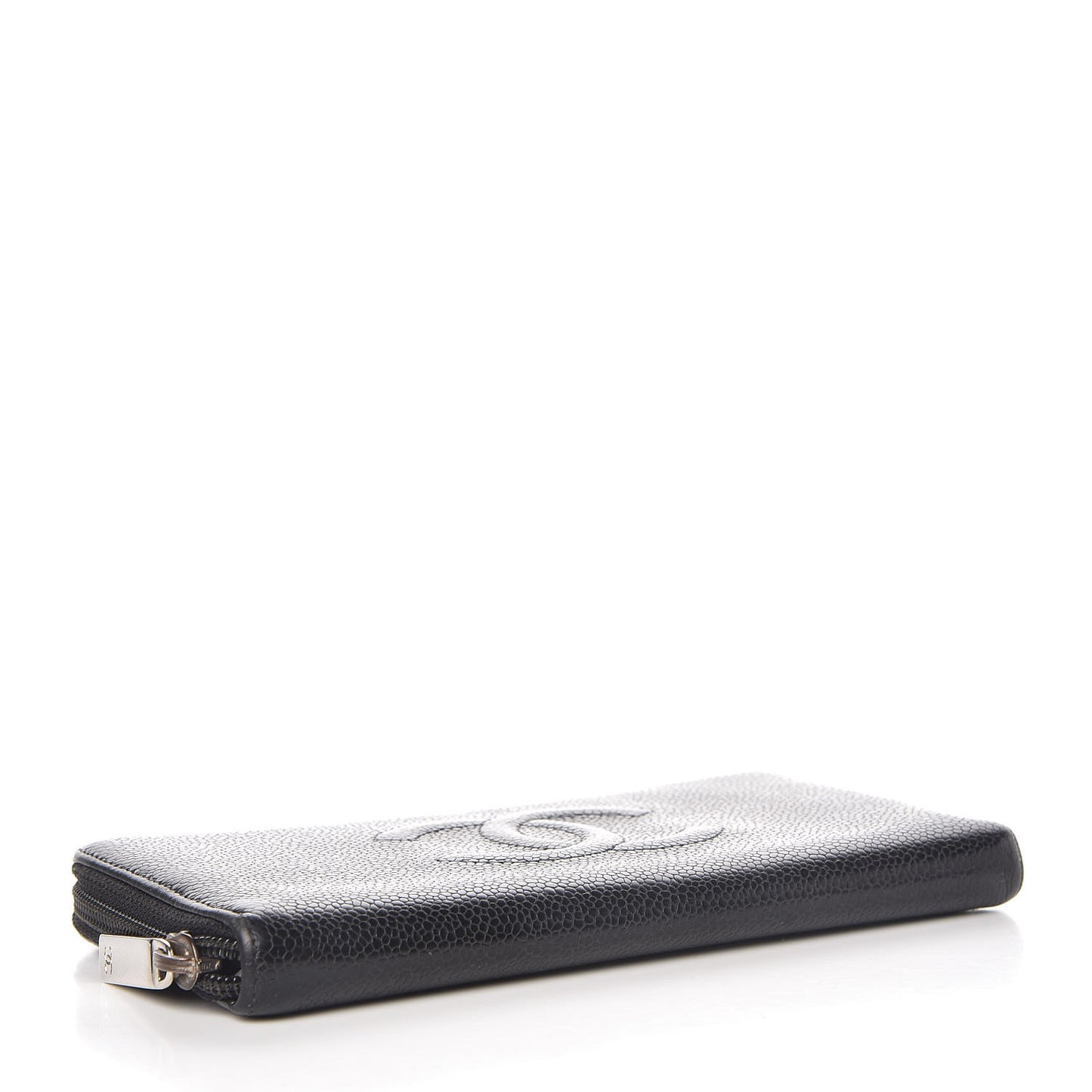 Caviar Timeless CC Zip Around Wallet Black