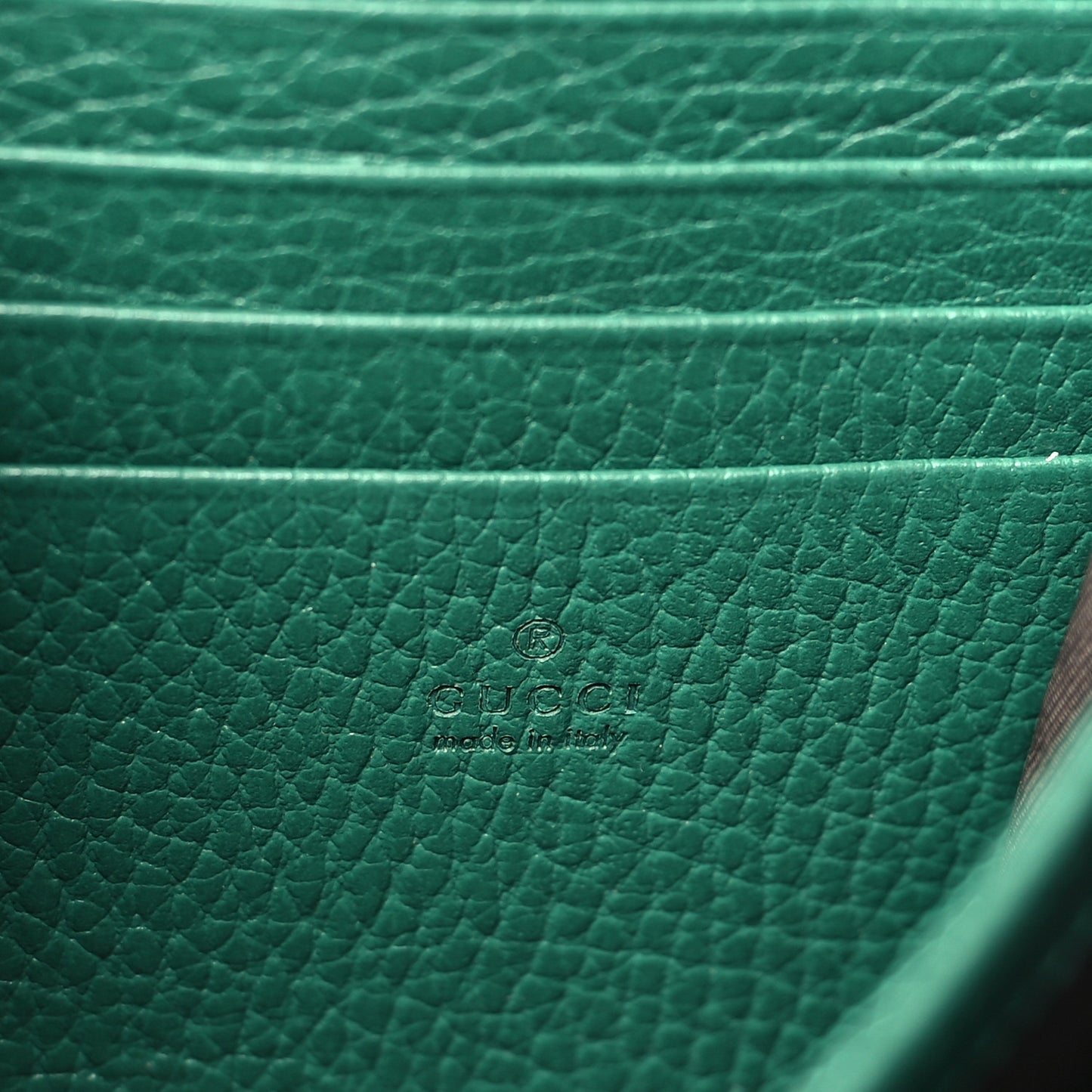 Calfskin Mini Dionysus Chain Wallet Emerald