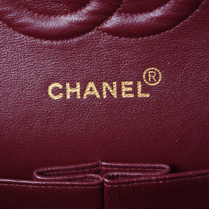 Chanel Lambskin Quilted Medium Double Flap Black 6 of 8