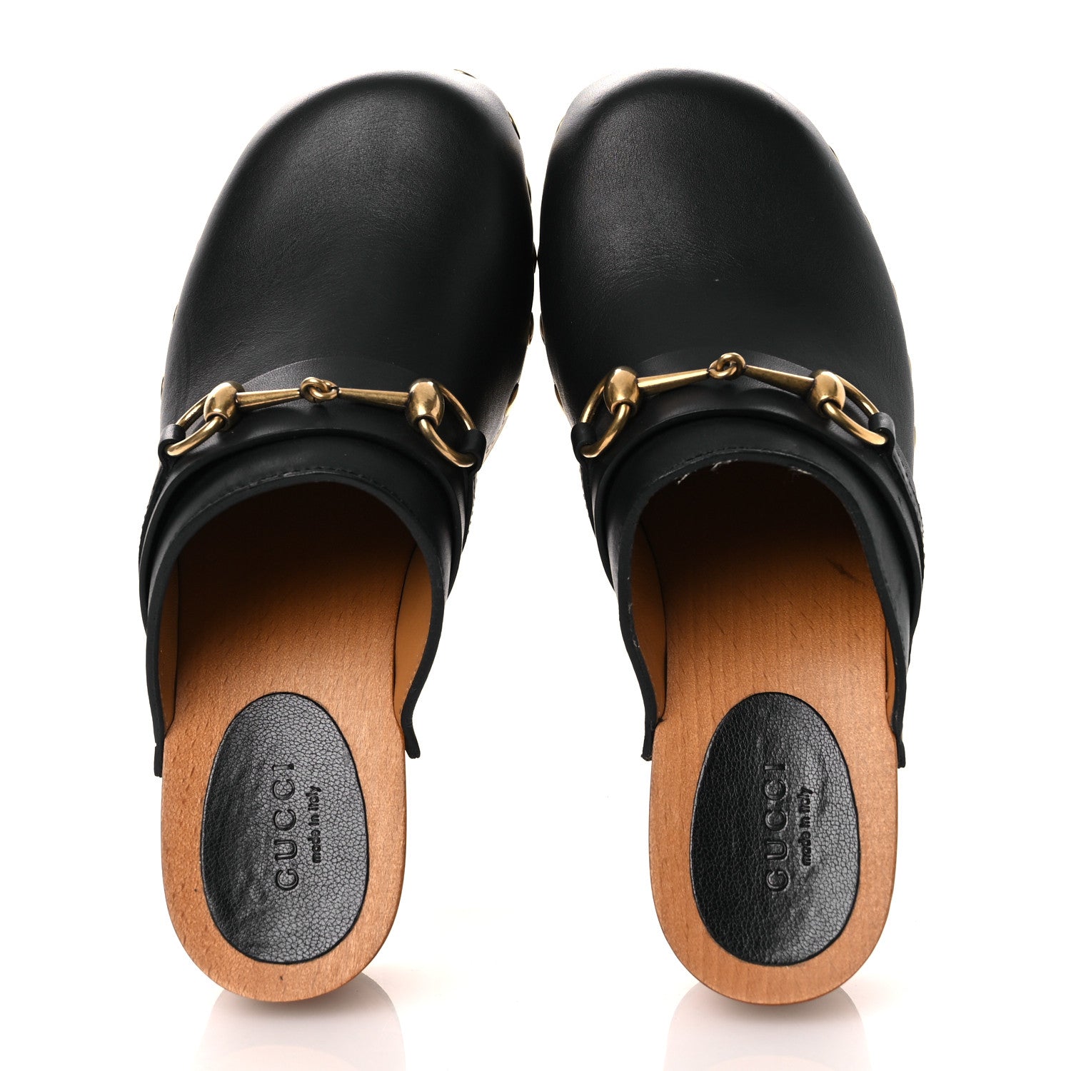 Gucci Horsebit Clog Mules 36.5 Black 1770713 – FASHIONPHILE