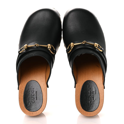 Gucci Horsebit Clog Mules 36.5 Black 2 of 13