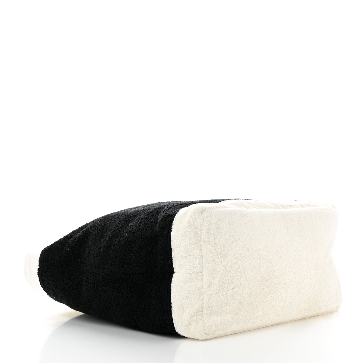 Terry Cotton CC Beach Tote Towel Set Black White