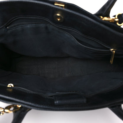 Chanel Calfskin Cerf Executive Shopper Tote Black 5 of 10