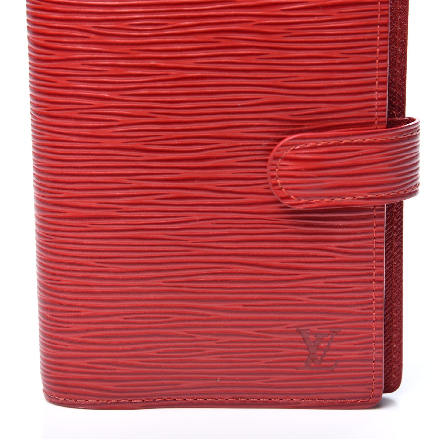 Epi Small Ring Agenda Cover Castillan Red