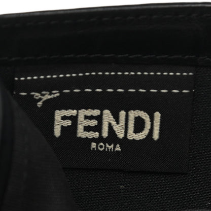Fendi Vitello Century Metal Monster Eyes Bi-Fold Wallet Black 9 of 17