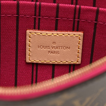 Louis Vuitton Monogram Neverfull MM GM Pochette Fuchsia 6 of 7
