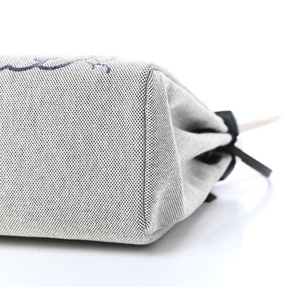 Hermes Vache Hunter Toile Pegase Pop Herbag Zip Retourne 31 PM Bleu Indigo 11 of 12