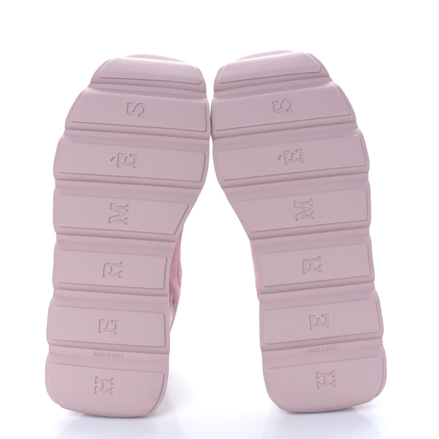 Hermes Parachute Fabric Calfskin Impulse Sneakers 40 Rose Porcelaine 5 of 7