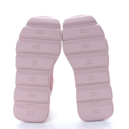 Hermes Parachute Fabric Calfskin Impulse Sneakers 40 Rose Porcelaine 5 of 7