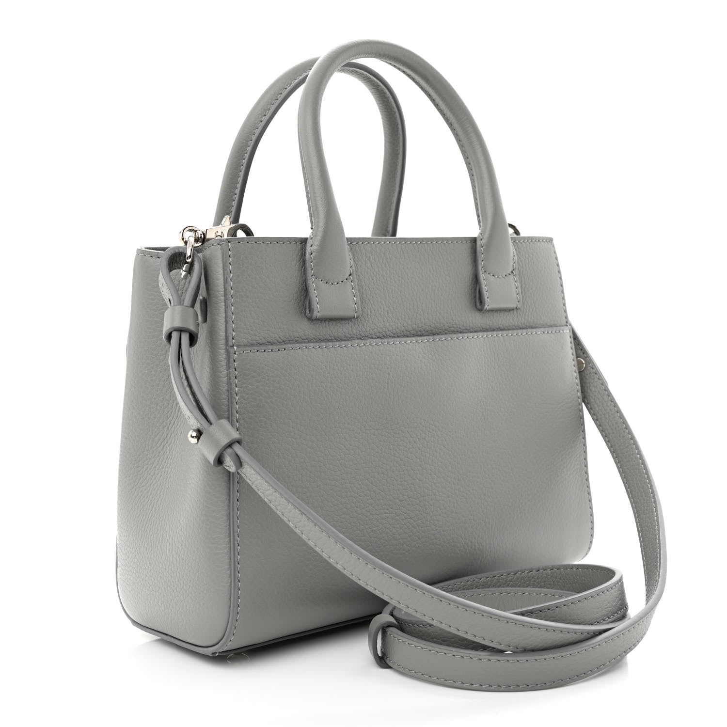 Chanel Grained Calfskin Mini Neo Executive Shopper Tote Grey 3 of 11