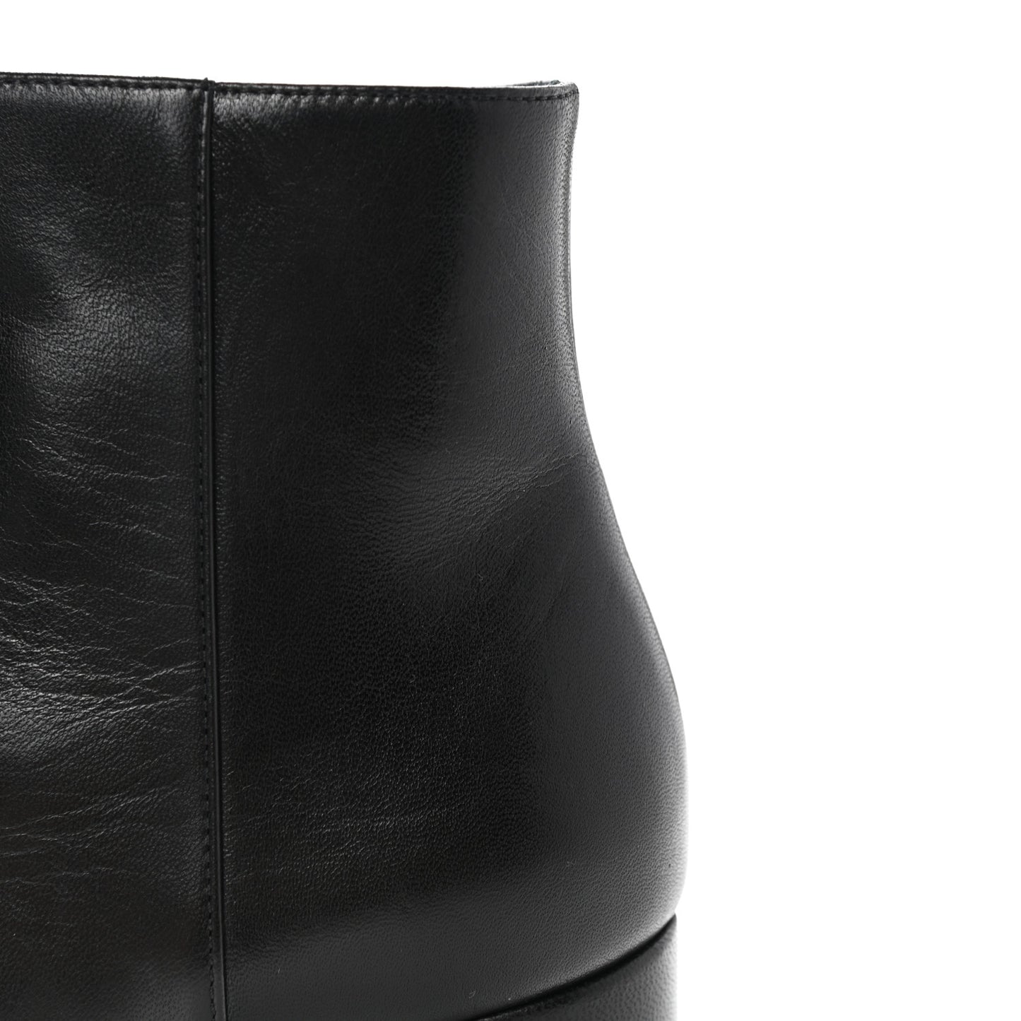 Nappa Loulou Ankle Zip Boot 36.5 Black