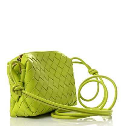 Bottega Veneta Nappa Intrecciato Mini Loop Camera Bag Acid Kiwi 3 of 8