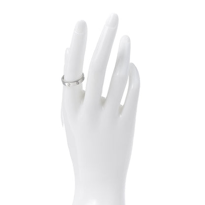 Cartier 18K White Gold 3.5mm LOVE Wedding Band Ring 58 8.25 2 of 5