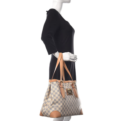 Louis Vuitton Damier Azur Hampstead MM 2 of 16
