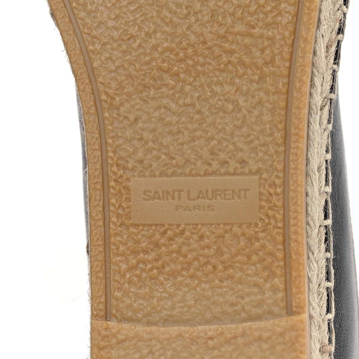 Lambskin Monogram Espadrilles 38 Black