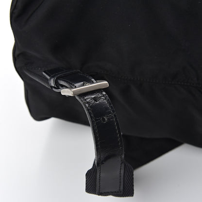 Prada Nylon Vela Medium Cinch Backpack Black 9 of 11
