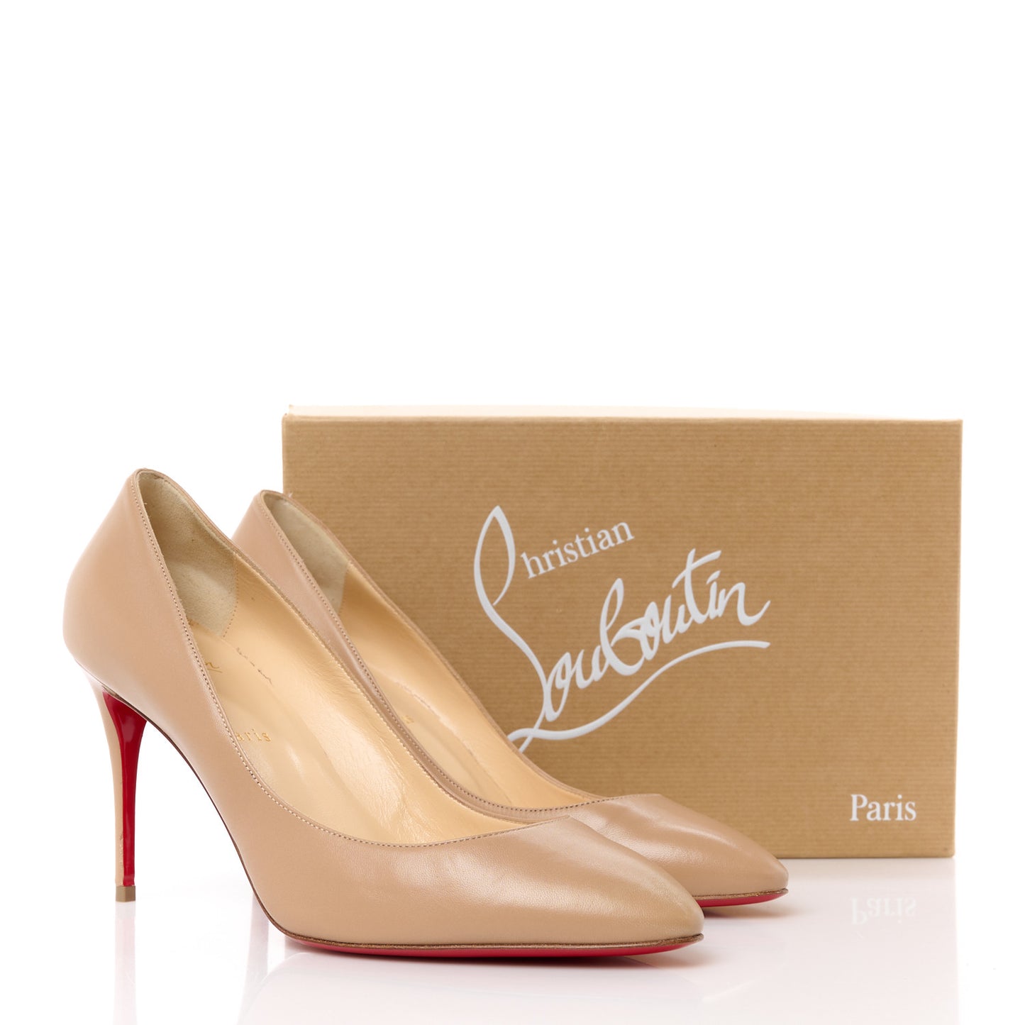 Nappa Eloise 85 Pumps 41 Nude
