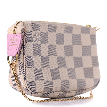 Louis Vuitton Damier Azur 2016 Christmas Animation Mini Pochette Accessories 3 of 7
