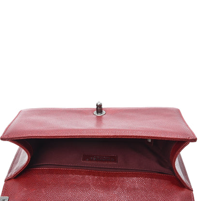 Chanel Caviar Quilted Medium Boy Flap Dark Red 4 of 11