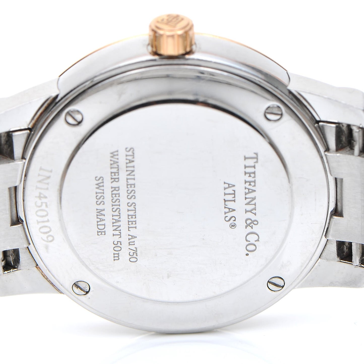 Stainless Steel 18K Rose Gold 29mm Atlas 2-Hand Quartz Watch