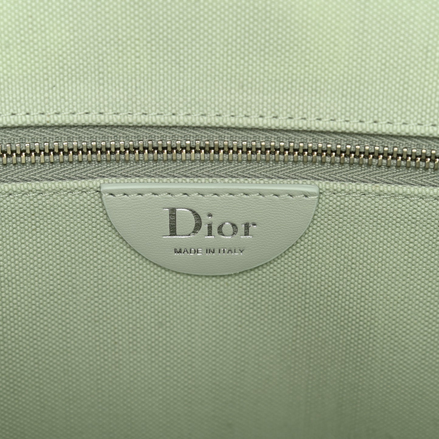 Cotton Toile De Jouy Clover Embroidered Dior Medaillon Medium Book Tote With Strap Verde Multicolor