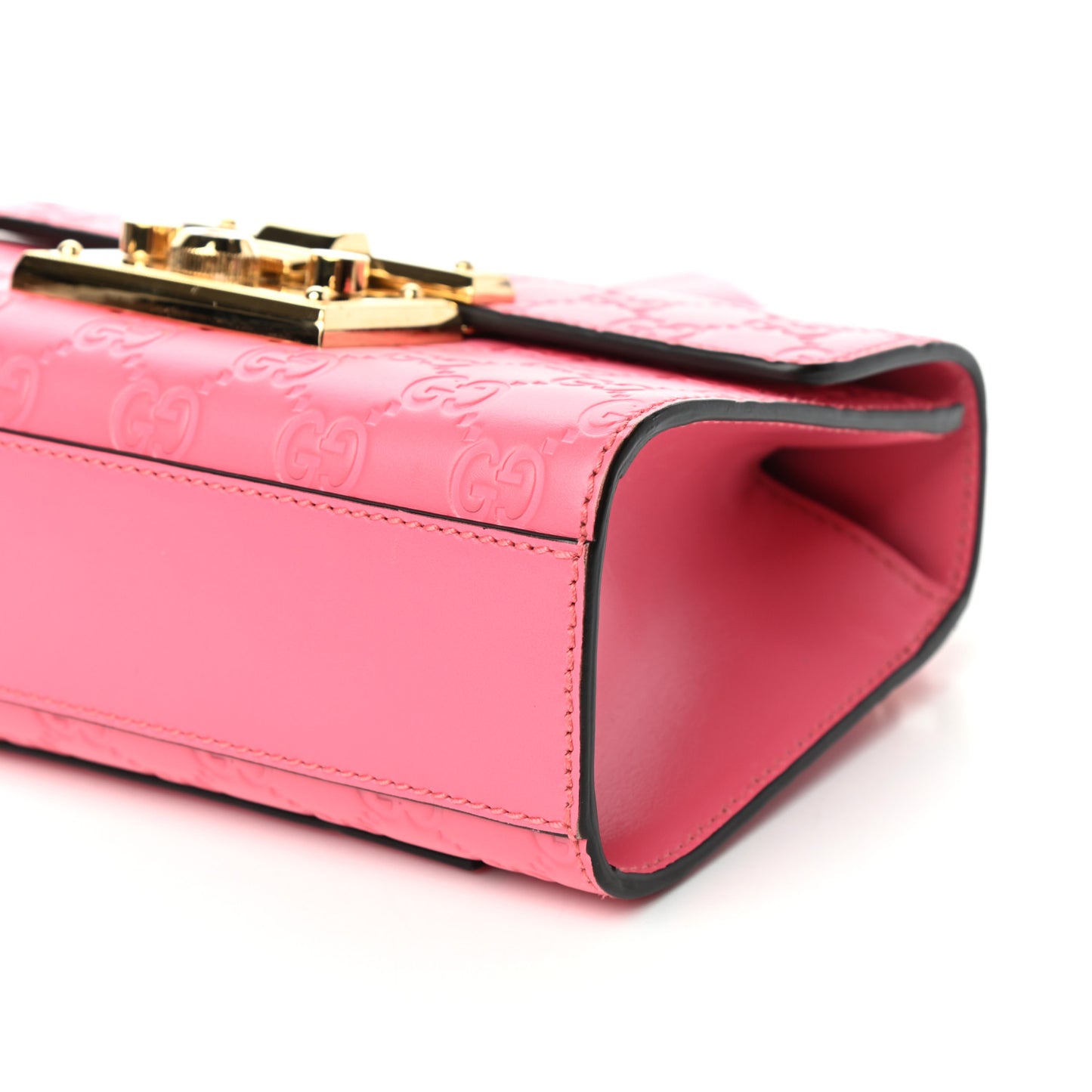 Guccissima Small Padlock Shoulder Bag Flush