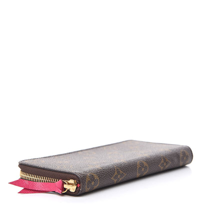 Louis Vuitton Monogram Clemence Wallet Hot Pink 4 of 10