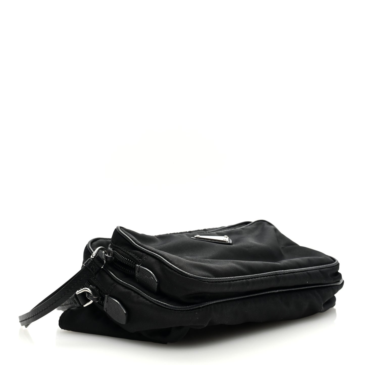 Re-Nylon Saffiano Belt Bag Black Black