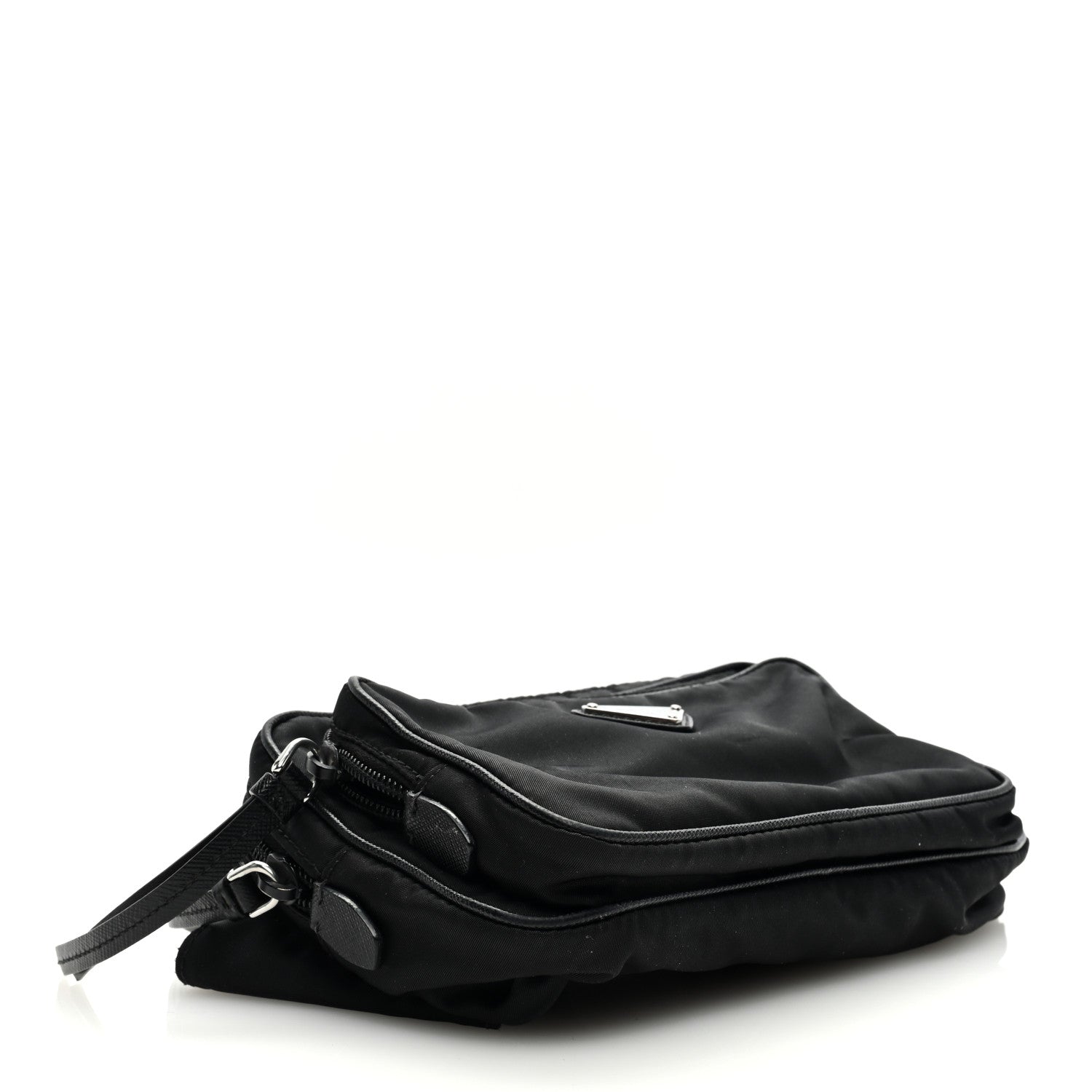 Prada Re-Nylon Saffiano Belt Bag Black Black 4 of 8