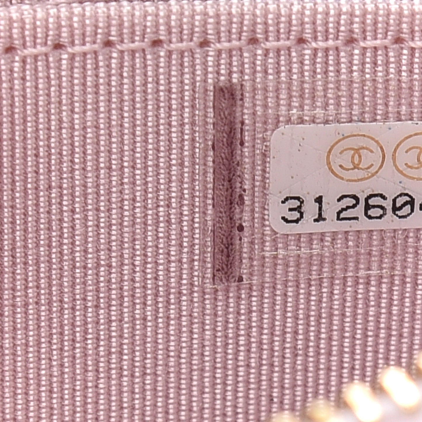 Caviar Quilted Zip Coin Purse Light Pink