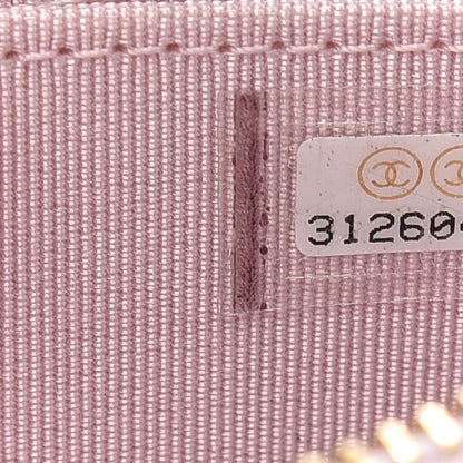 Chanel Caviar Quilted Zip Coin Purse Light Pink 7 of 8