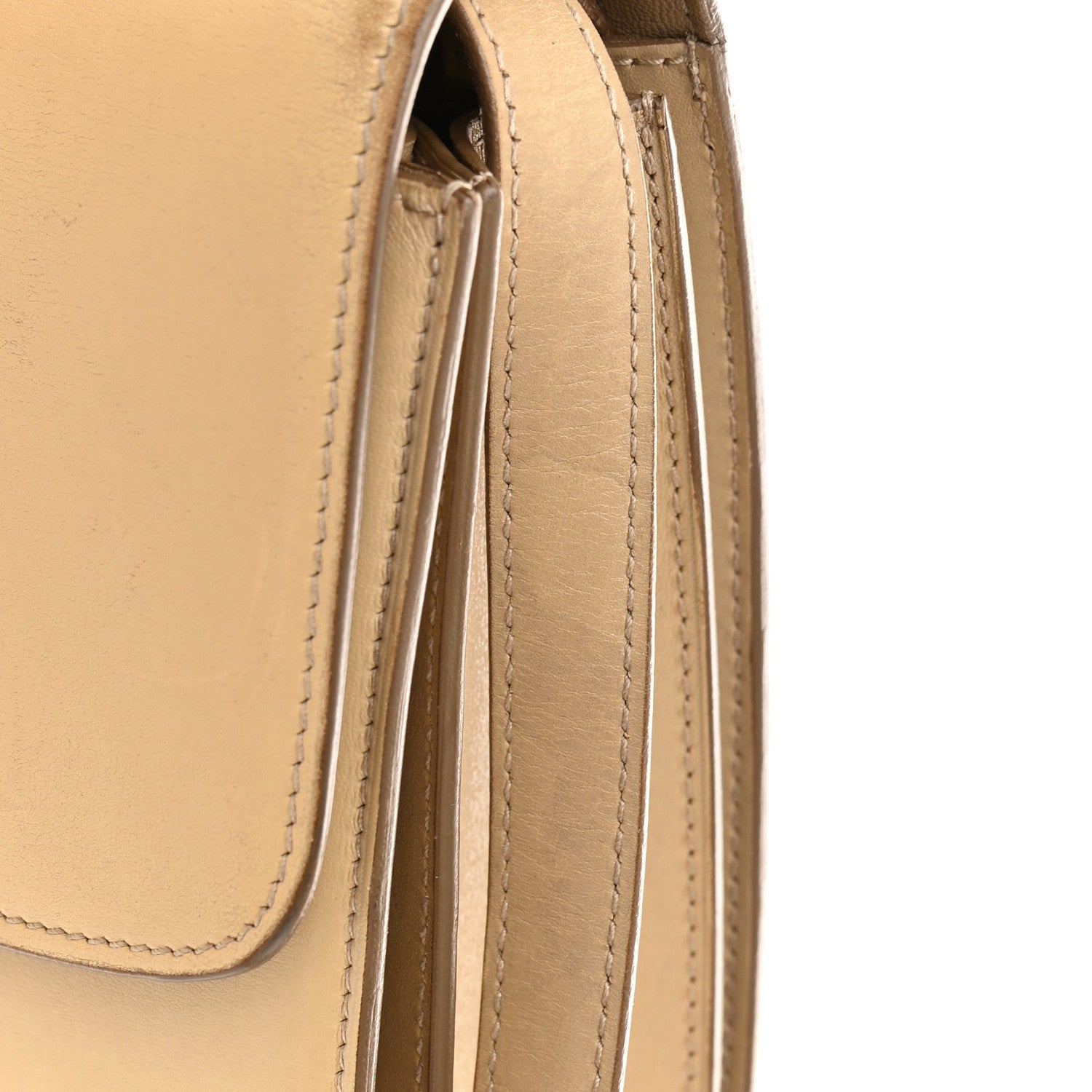 Celine Box Calfskin Medium Classic Box Flap Bag Powder 21 of 21