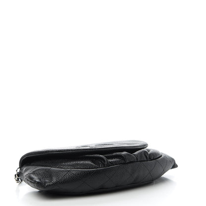 Chanel Caviar Half Moon Wallet On Chain WOC Black 4 of 11