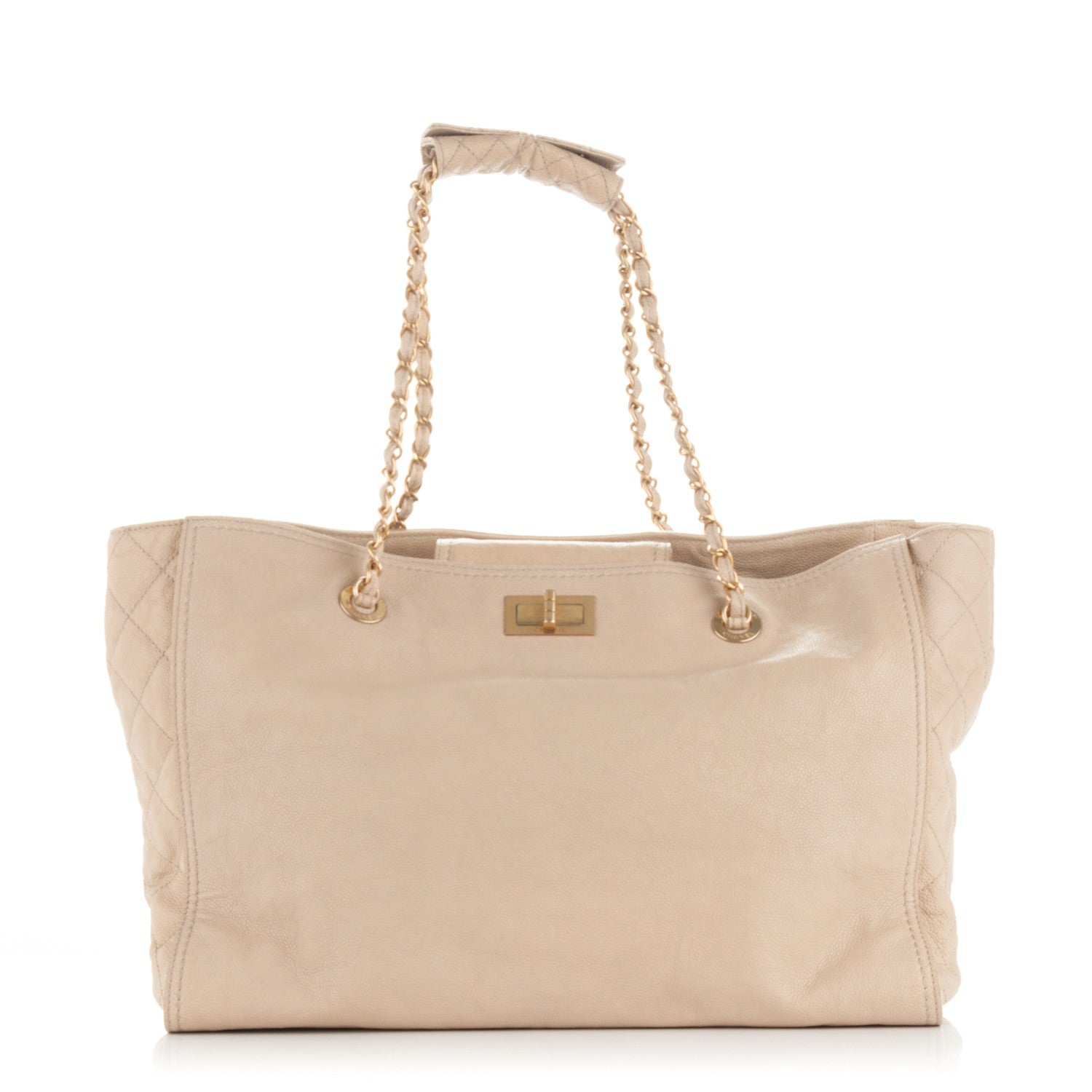 Chanel Caviar Large Edy Reissue Tote Beige 1 of 8