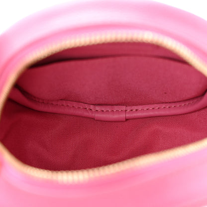 Chanel Caviar Quilted Round Clutch With Chain Pink 5 of 11