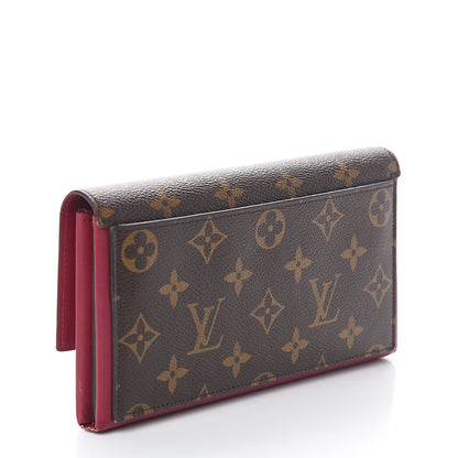 Louis Vuitton Monogram Flore Wallet Fuchsia 2 of 6