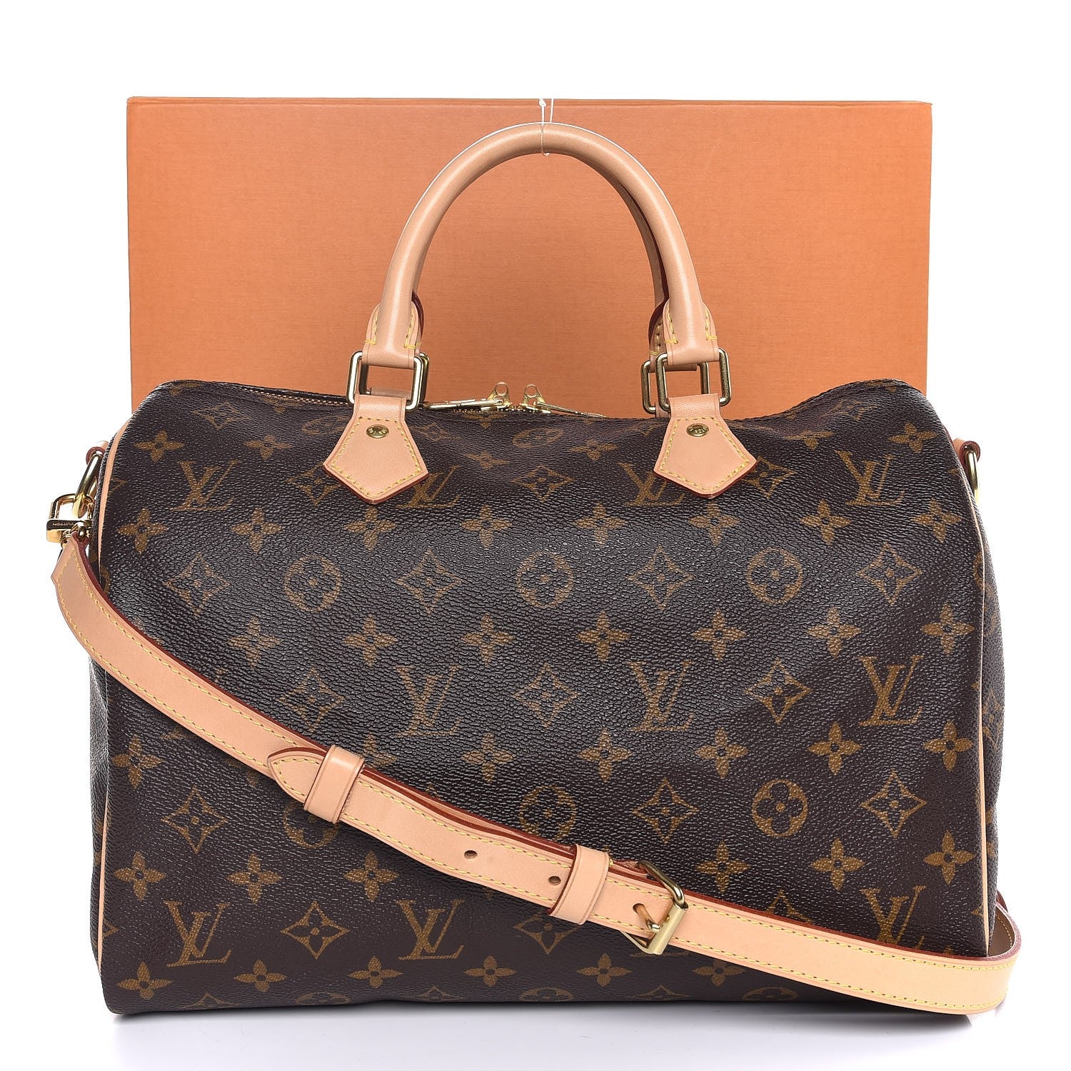 Louis Vuitton Monogram Speedy Bandouliere 30 9 of 9