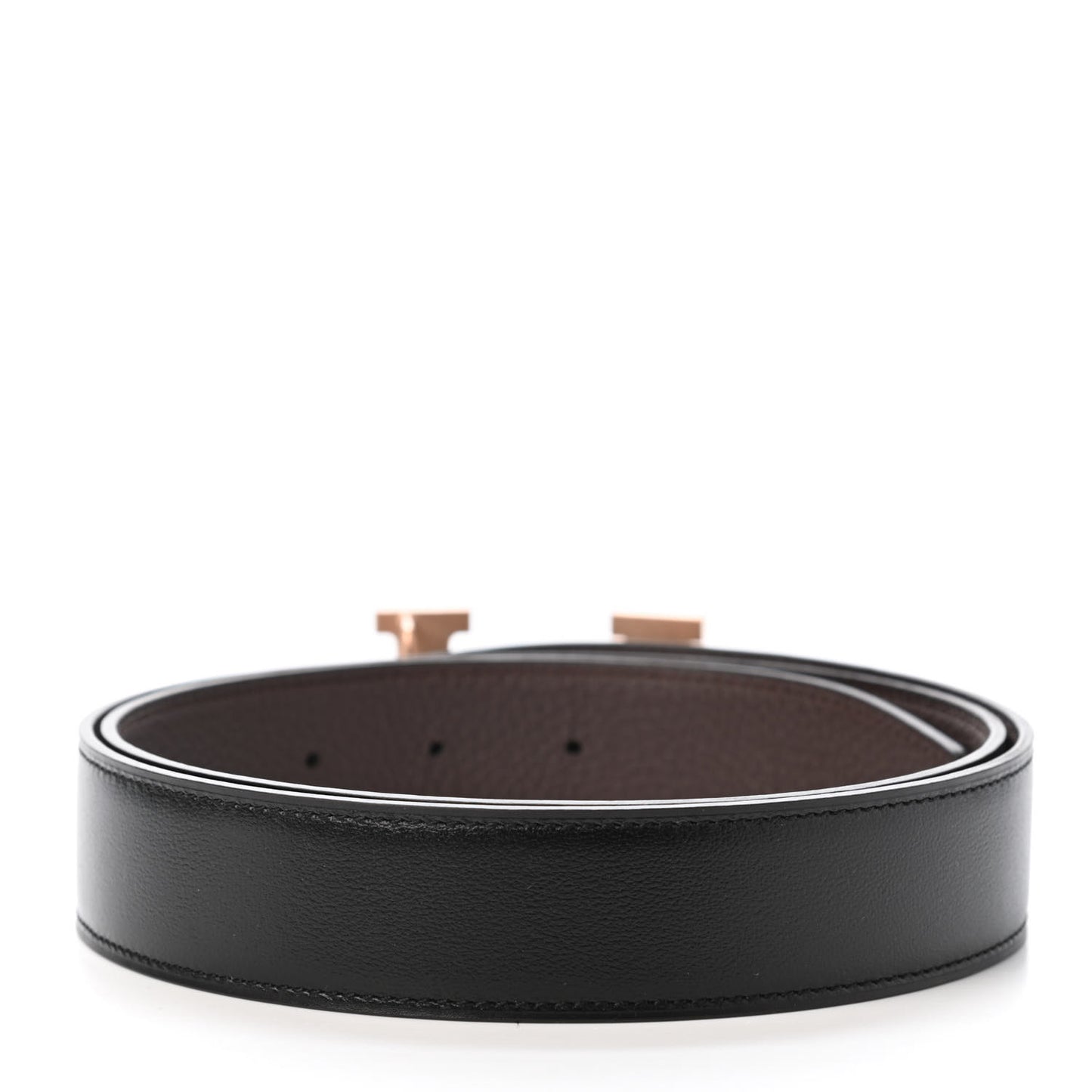 Togo 32mm H Belt 90 Black Chocolate