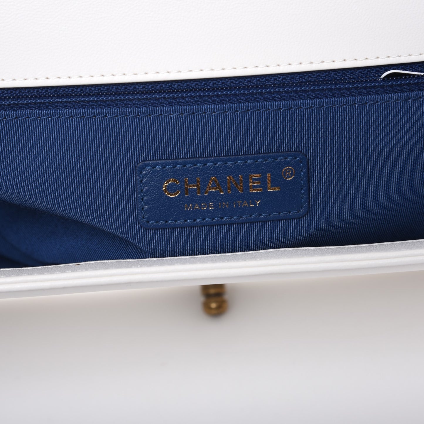 Sequin Canvas New Medium Cuba Boy Flap White Blue Red
