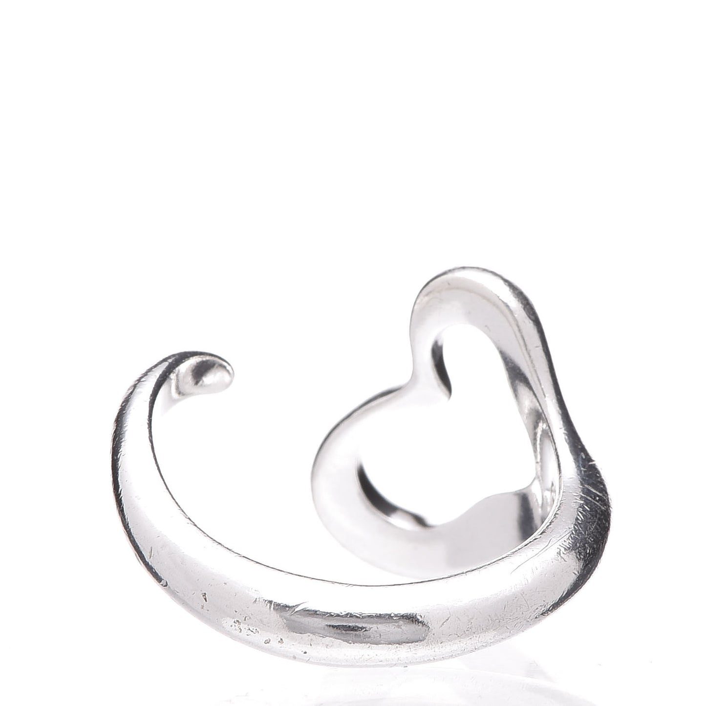 Elsa Peretti Sterling Silver Open Heart Ring 52 6
