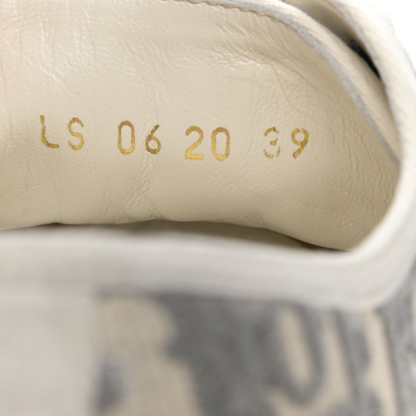 Canvas Oblique Walk'N'Dior Low Top Sneakers 39 Grey Stone