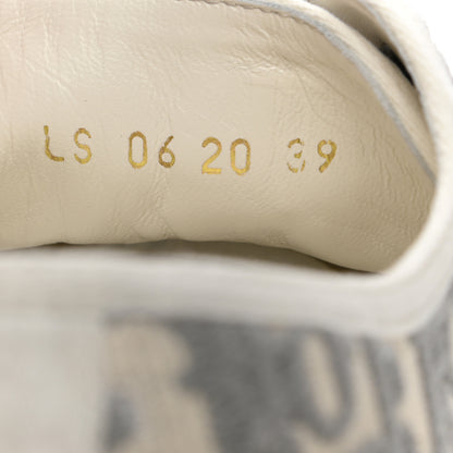 Christian Dior Canvas Oblique Walk'N'Dior Low Top Sneakers 39 Grey Stone 10 of 11