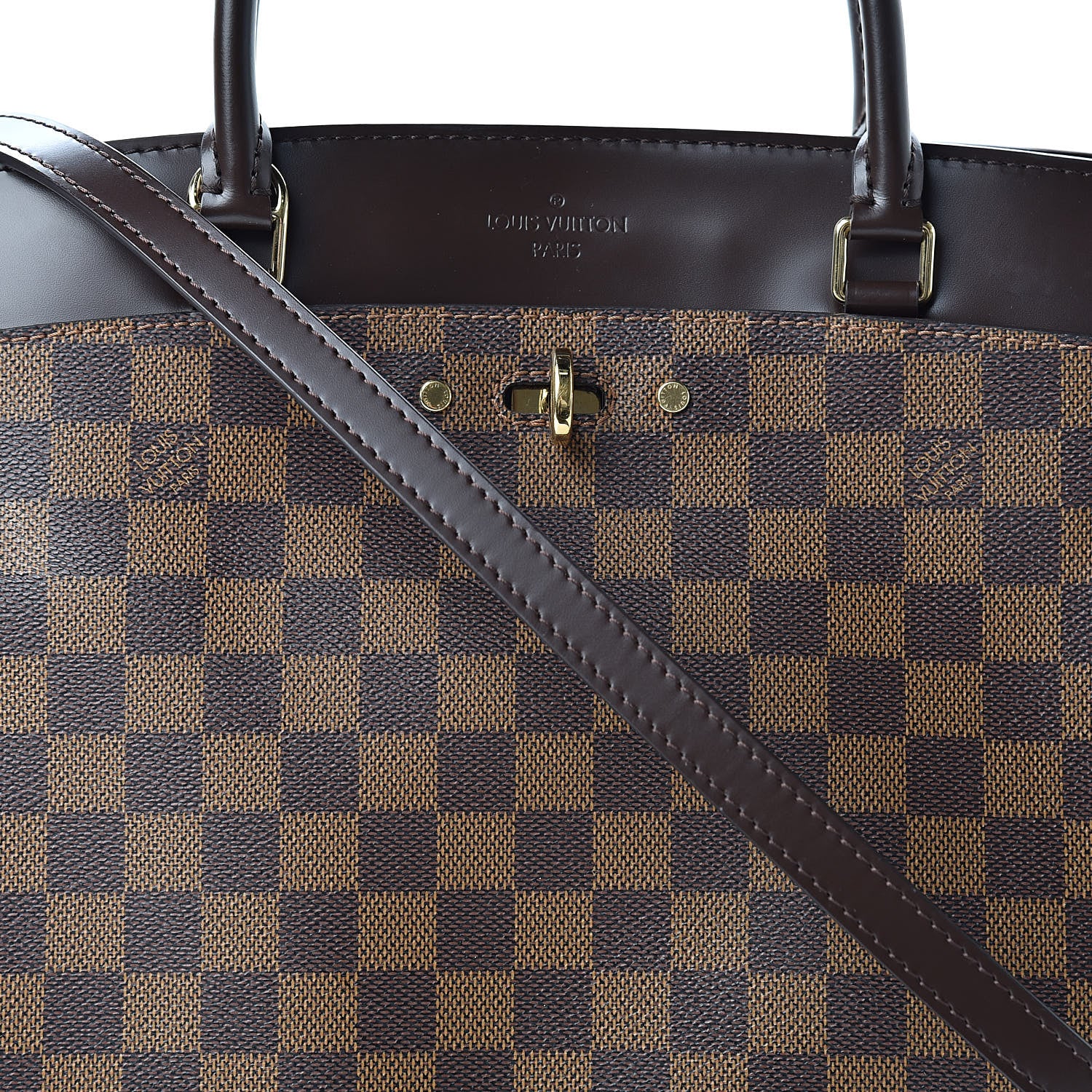 Louis Vuitton Damier Ebene Rivoli MM 8 of 10