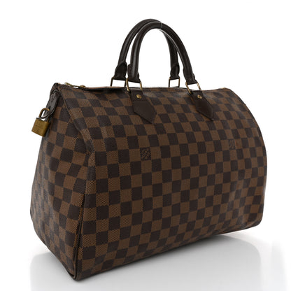 Louis Vuitton Damier Ebene Speedy 35 3 of 10