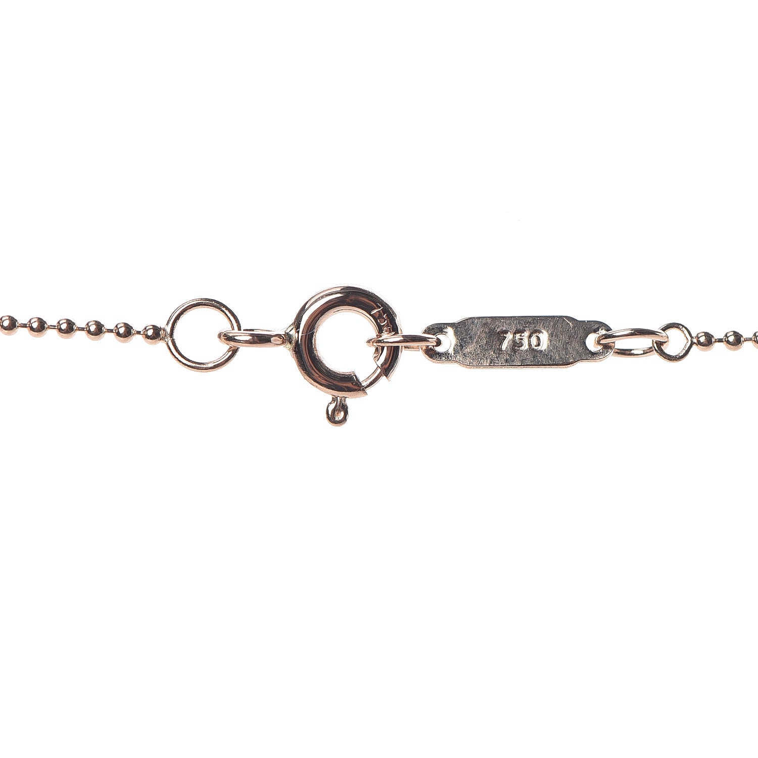 Tiffany 18K Rose Gold Heart Lock Key Pendant Necklace 5 of 7