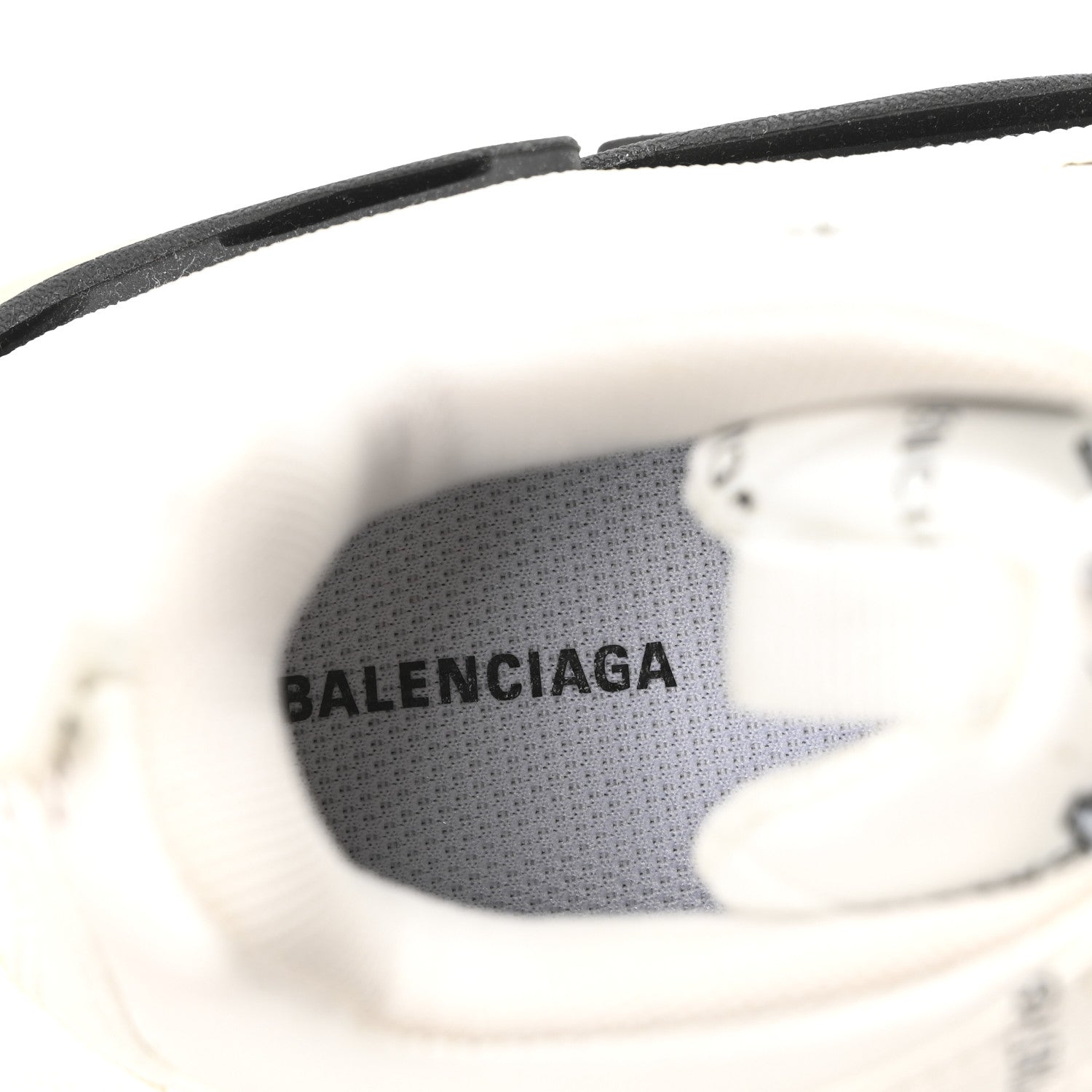 Balenciaga Technical Fabric Allover Logo Triple S Sneakers 36 White Black Pink 8 of 8
