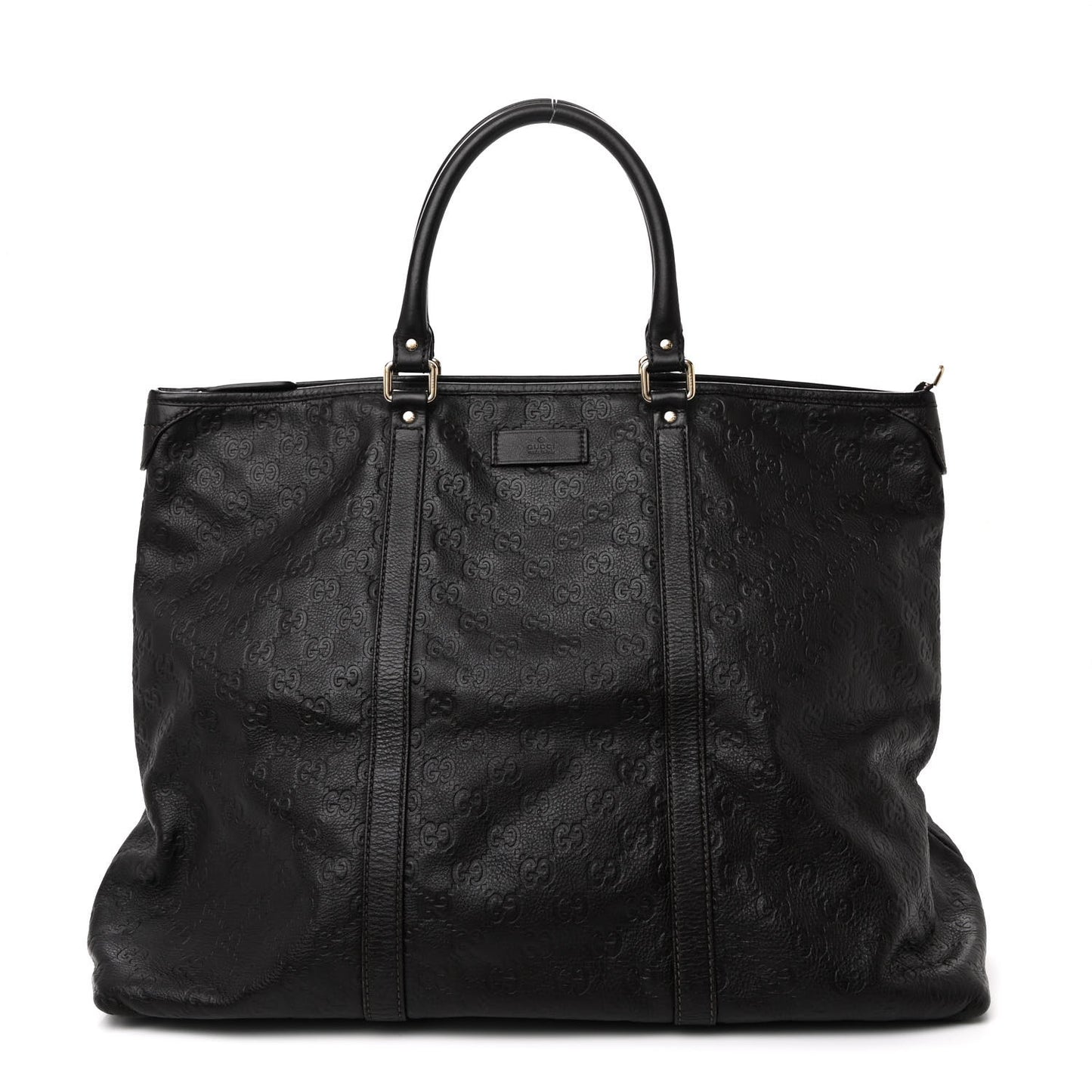 Guccissima Medium Joy Tote Bag Dark Brown